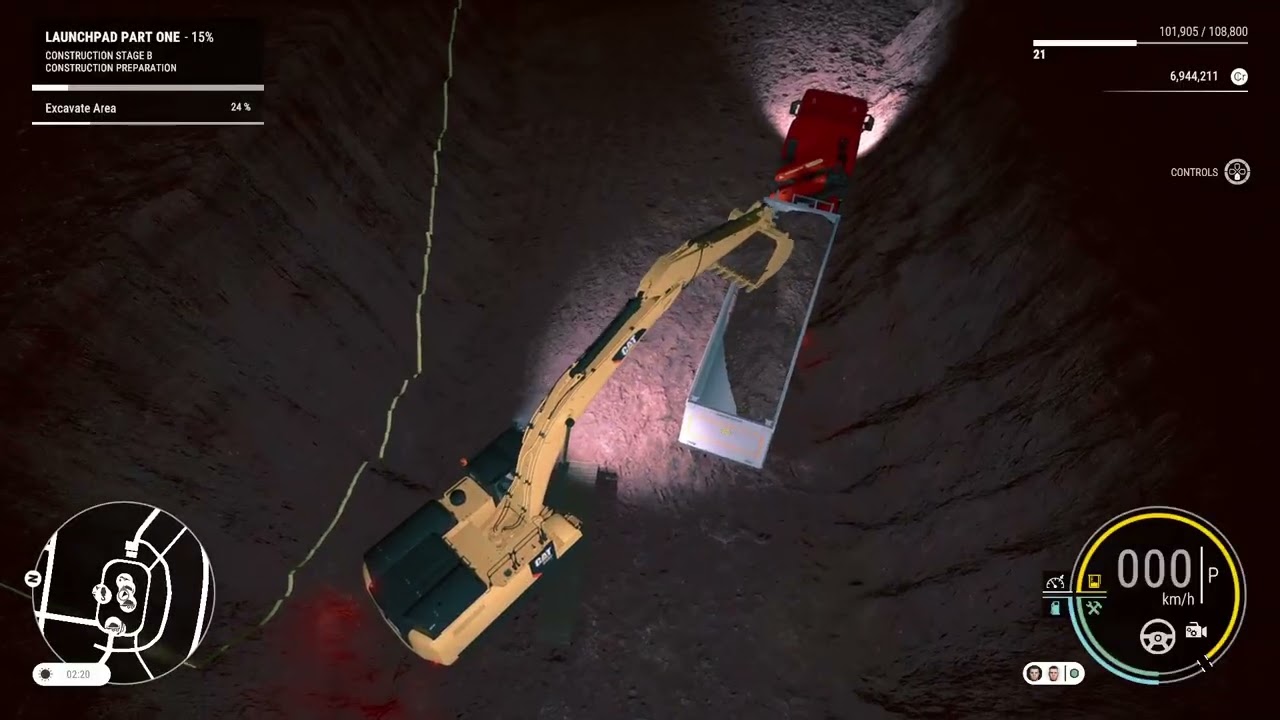 A stream of Construction simulator