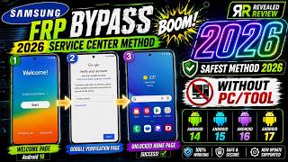 🔥 Samsung FRP Bypass 2026 | Android 14/15/16/17 | No PC | Latest Working Method | Easy Unlock 🔓!