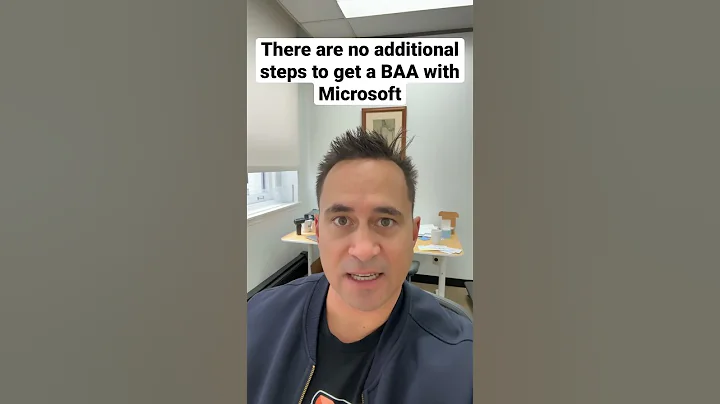 How do I sign a BAA with Microsoft? #HIPAA