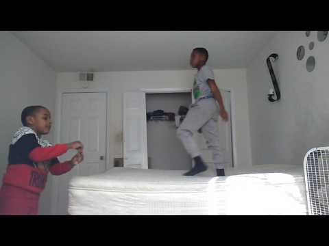 How to do a backflip on the bed