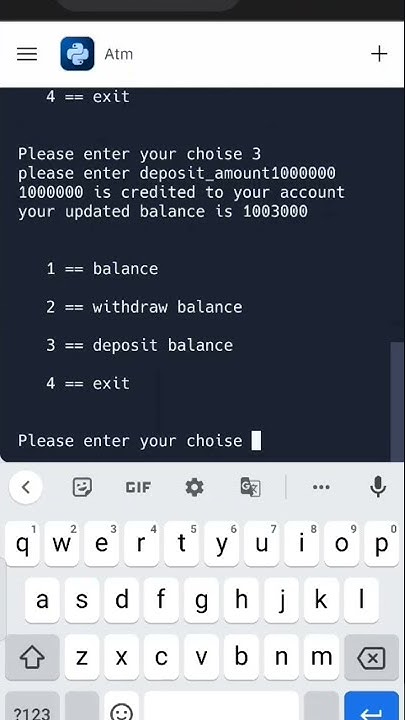HOW TO MAKE ATM MACHINE/ SOFTWARE/ PROJECT FOR STUDENTS IN HIDNI USING ...