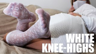 White Knee-Highs Белые Гольфы