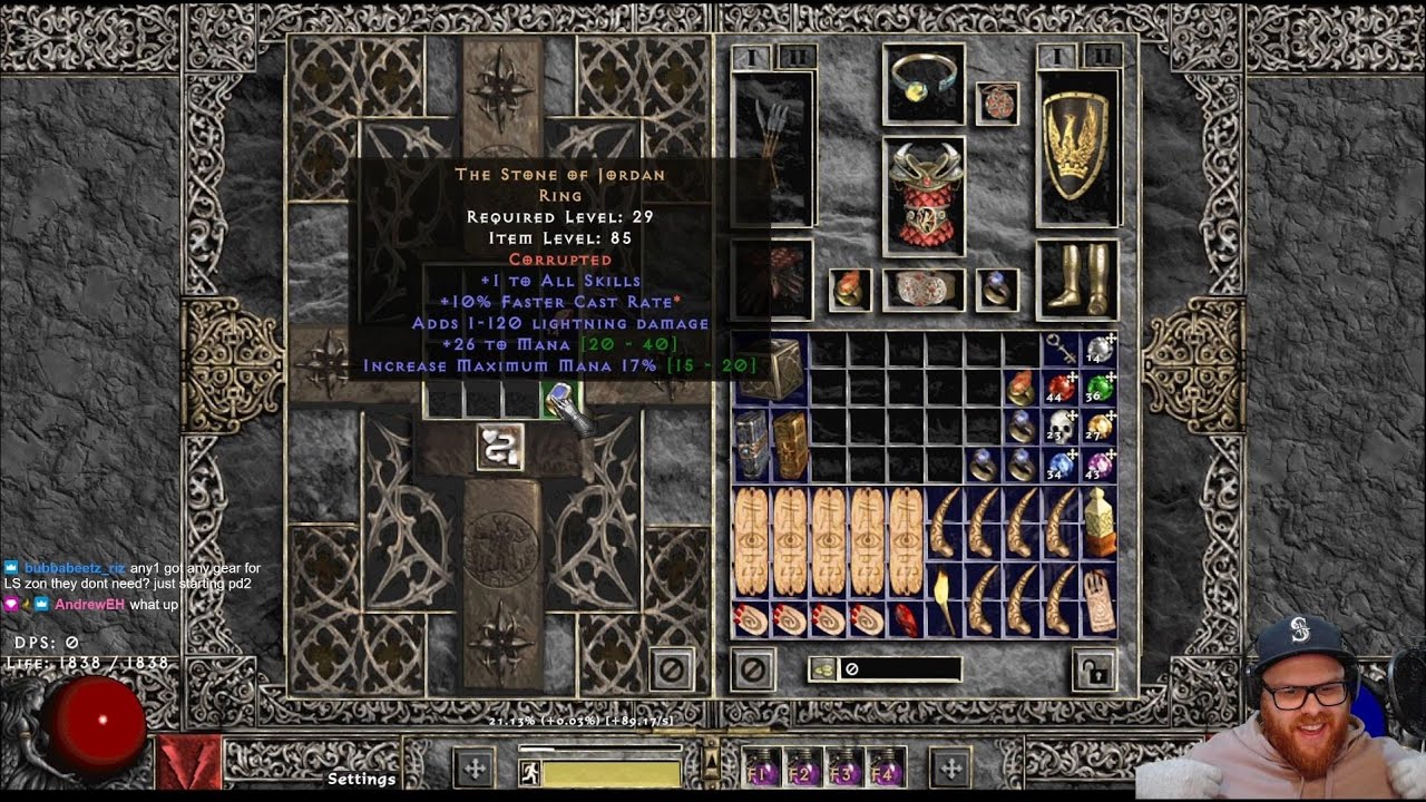 Project Diablo 2 Season 8 - 5 Stone of Jordan GG Slams day18