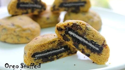 Oreo Stuffed Chocolate Chip Cookies