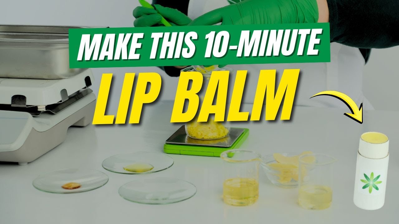 Создайте свой собственный органический бальзам для губ из 7 ингредиентов.
