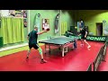 Hynek vs jirka m table tennis