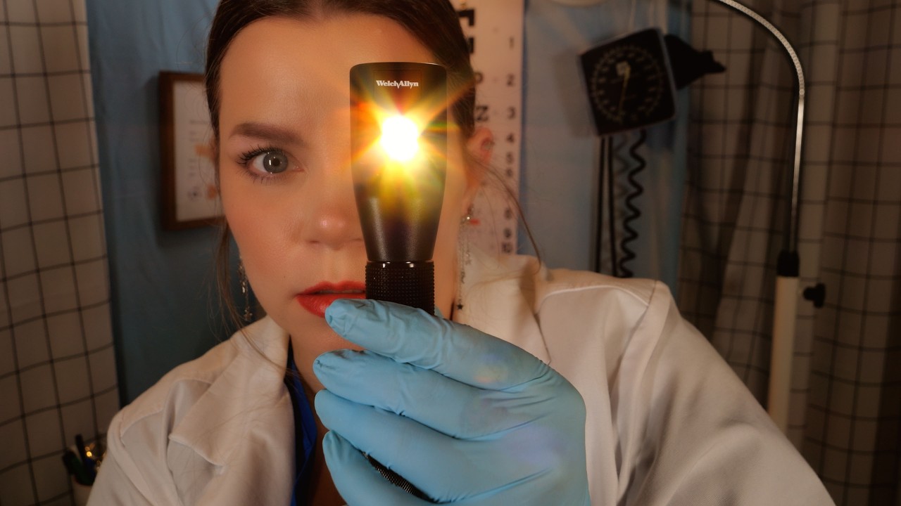 ASMR You Have Something in Your Eye | Eye Exam, Eye Cleaning, Vision Tests