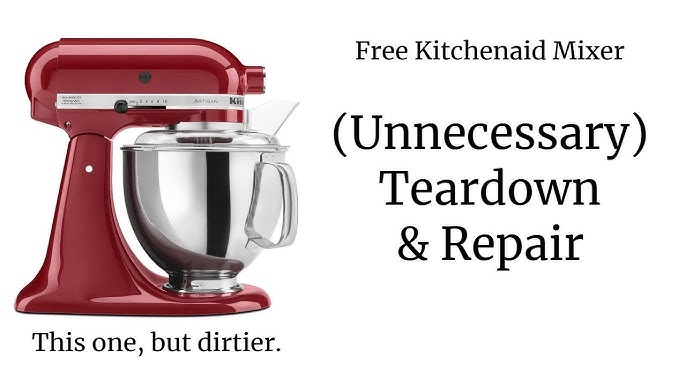 How to Fix a KitchenAid Stand Mixer That Is Leaking Oil 