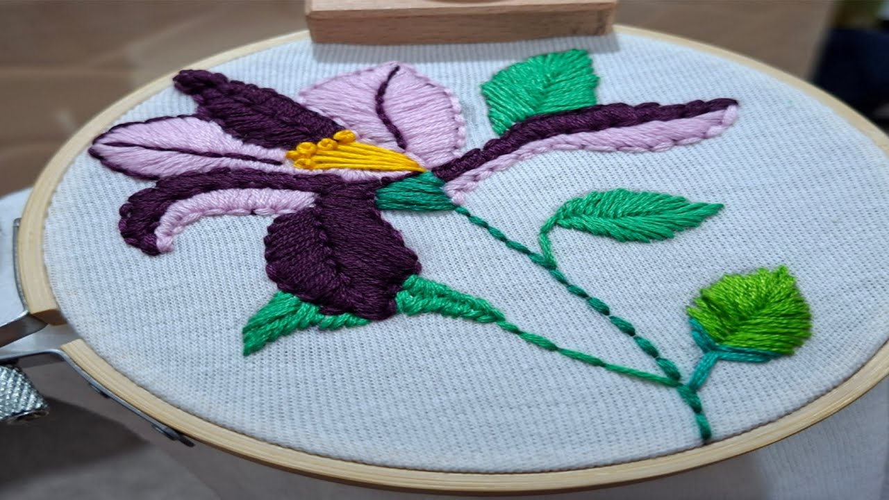 Gorgeous handembroidery design | handmade design for beginners. 
