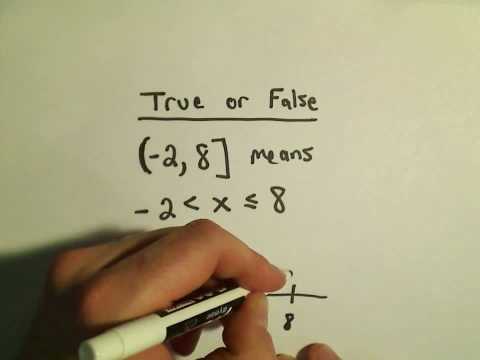 Interval Notation - A basic question!