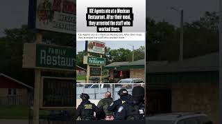 Full ICE Agents ate at a Mexican Restaurant. After their meal, they arrested the staff #ice #news #viral News