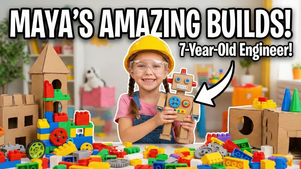 7 Years Old Maya Love to Build Things | Animated Stories That Teach | Bedtime Stories Kids Love