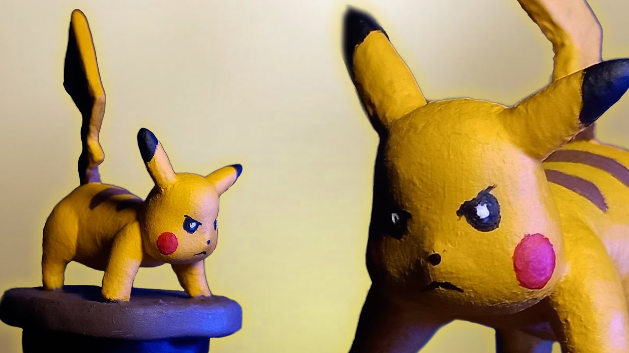 Pikachu Escultura [ Pokemon ] YouTube