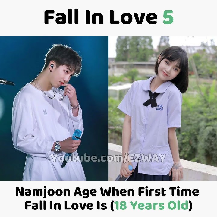BTS Members Age First Time Fall In Love With Girls! 😮😱