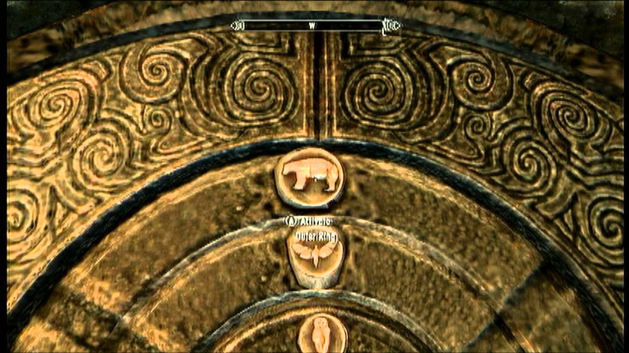 How to unlock the puzzle door in Bleak falls Barrow ...