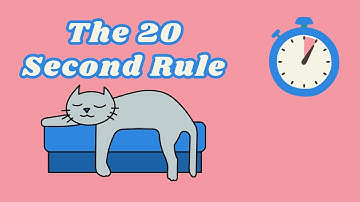 How To Use Laziness To Your ADVANTAGE | The 20 Second Rule