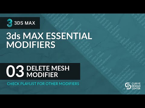 How to use Delete Mesh Modifier | 3Ds Max Essential Modifiers