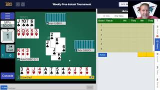 BBO Weekly Free Boards 1 2 and the bidding on 3 I tried to pause and it put recording in two