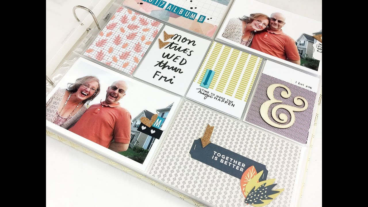 2017 Project Life Album B Introduction Layout Using Studio Calico ...