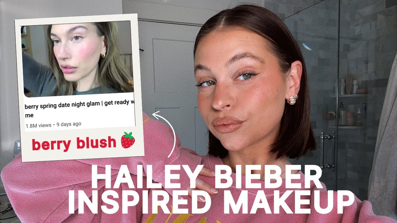 HAILEY BIEBER INSPIRED MAKEUP TUTORIAL: berry spring date night glam ...