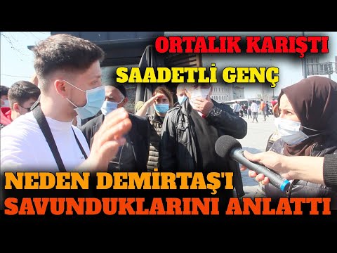 SAADETLİ GENÇ VE KÜRT VATANDAŞLAR AKP'Yİ SAVUNAN KADINA ÇOK SERT TEPKİ GÖSTERDİ