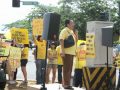 Dr. Esperanza Cabral Addresses the Ayala Alabang Protest rally