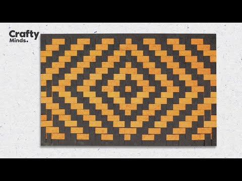 Paper Weaving Craft: Unique Ideas for Home Decor| Crafty Minds