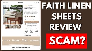 Faith Linen Sheets Review Legit Or Scam EXPOSED