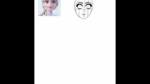 Queen Elsa Procreate time-lapse