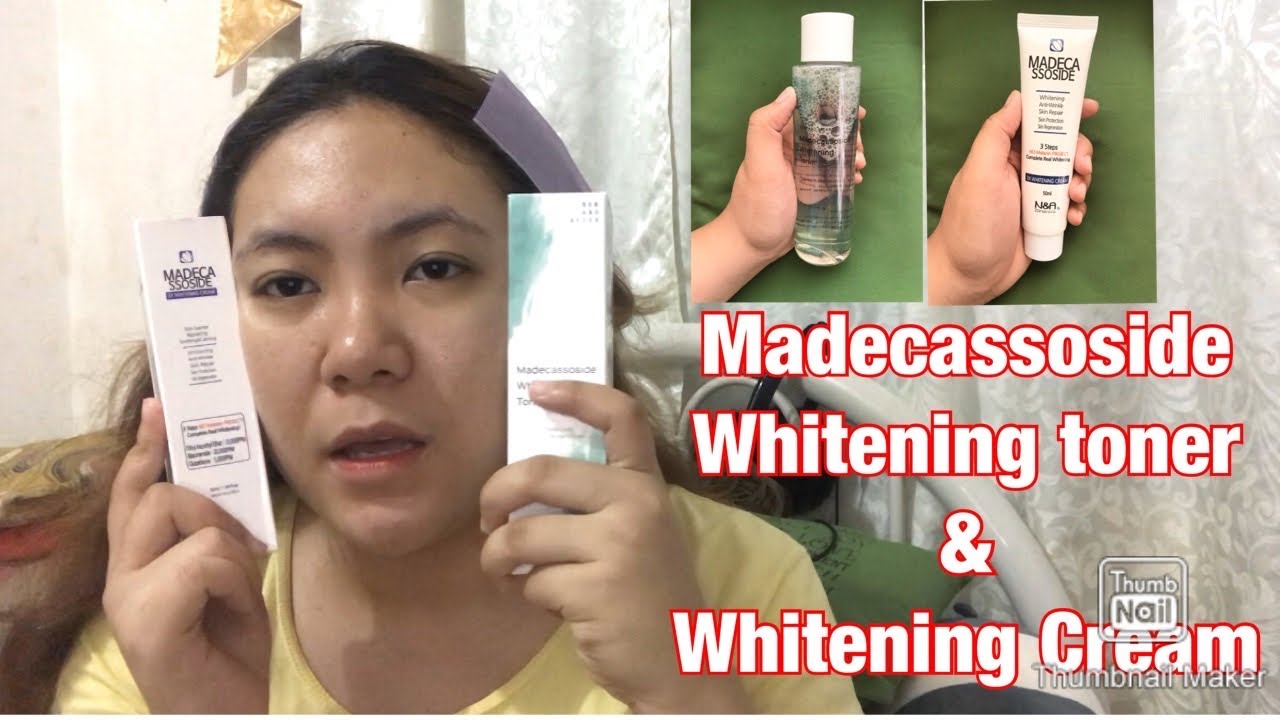 now-and-after-madecassoside-whitening-toner-cream-nelli-ville-youtube