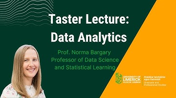 Data Analytics 10 Minute Taster Lecture