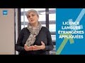 Licence langues trangres appliques de la rochelle universit