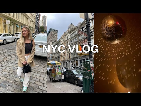 NEW YORK CITY fall vlog: best restaurants, bars, thrifting in manhattan + brooklyn