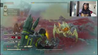 Helldivers 2 killing bugs