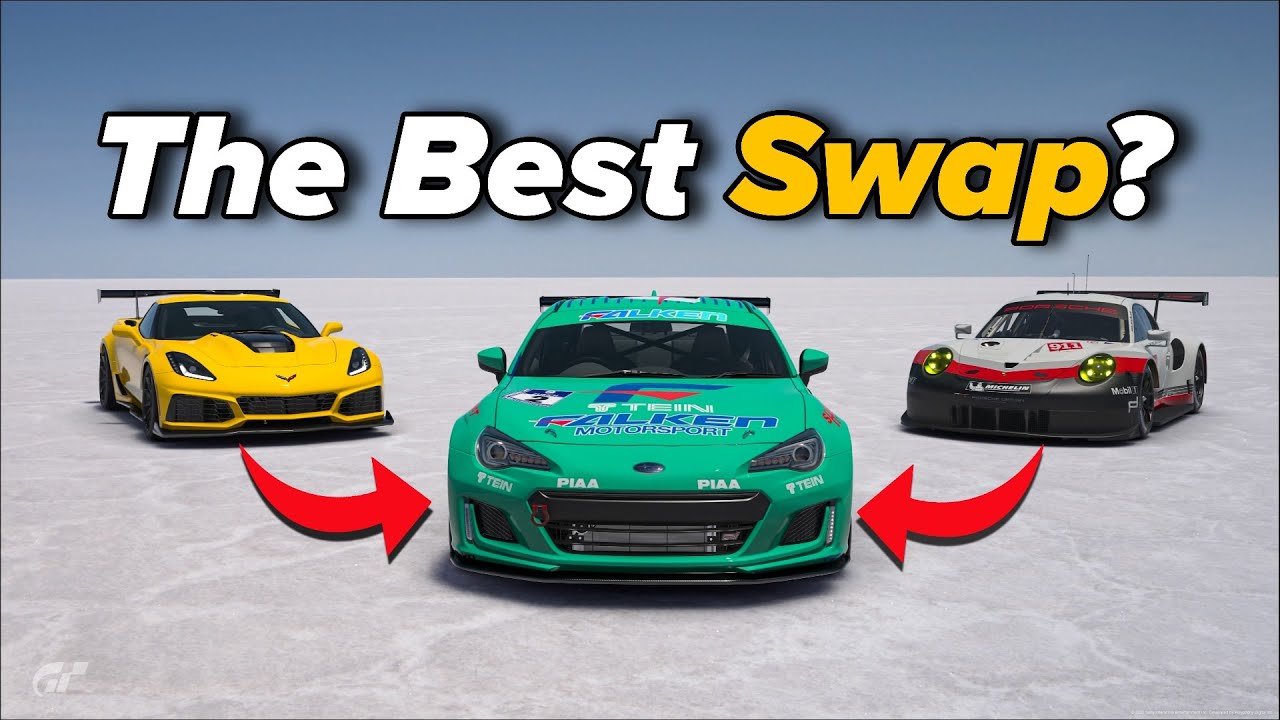 GT7 - The BEST Engine Swap for the Subaru BRZ STI Sport - YouTube
