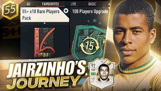 WIN IN MY 85+ x10 PACK!! JAIRZINHO'S JOURNEY #55 (FIFA 23)