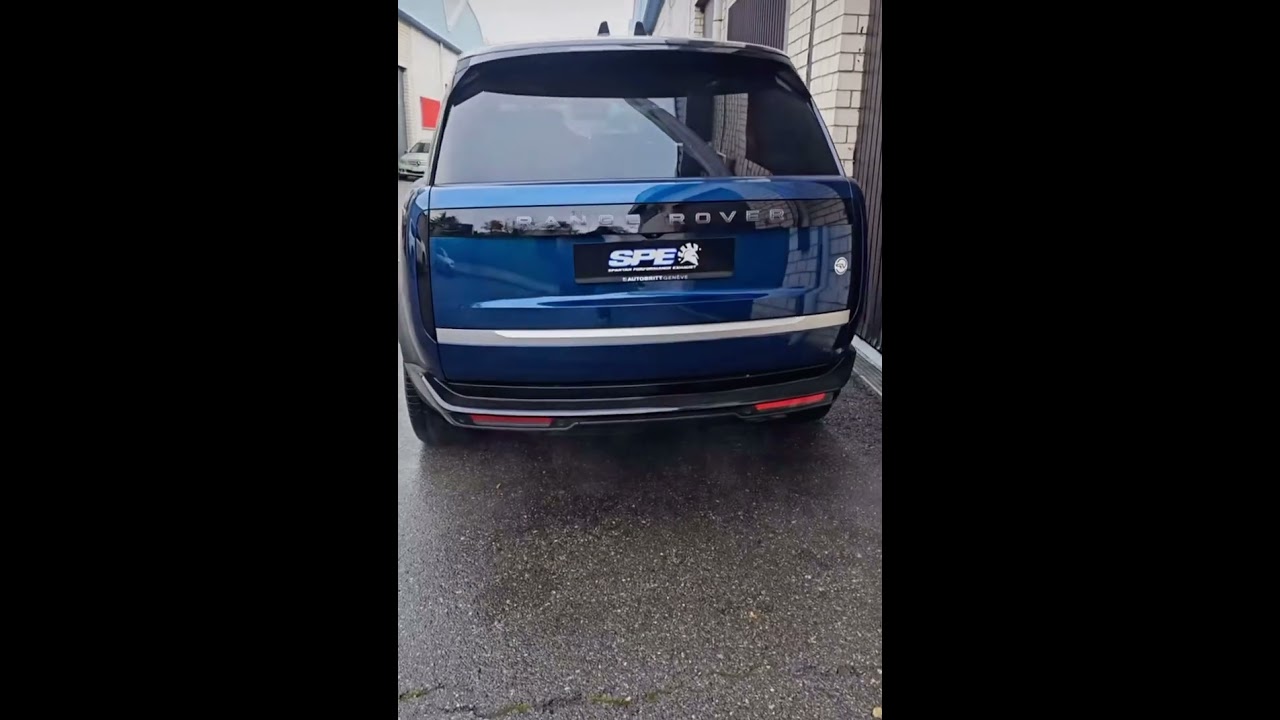 Range Rover SV 4.4L V8 Downpipes Sound