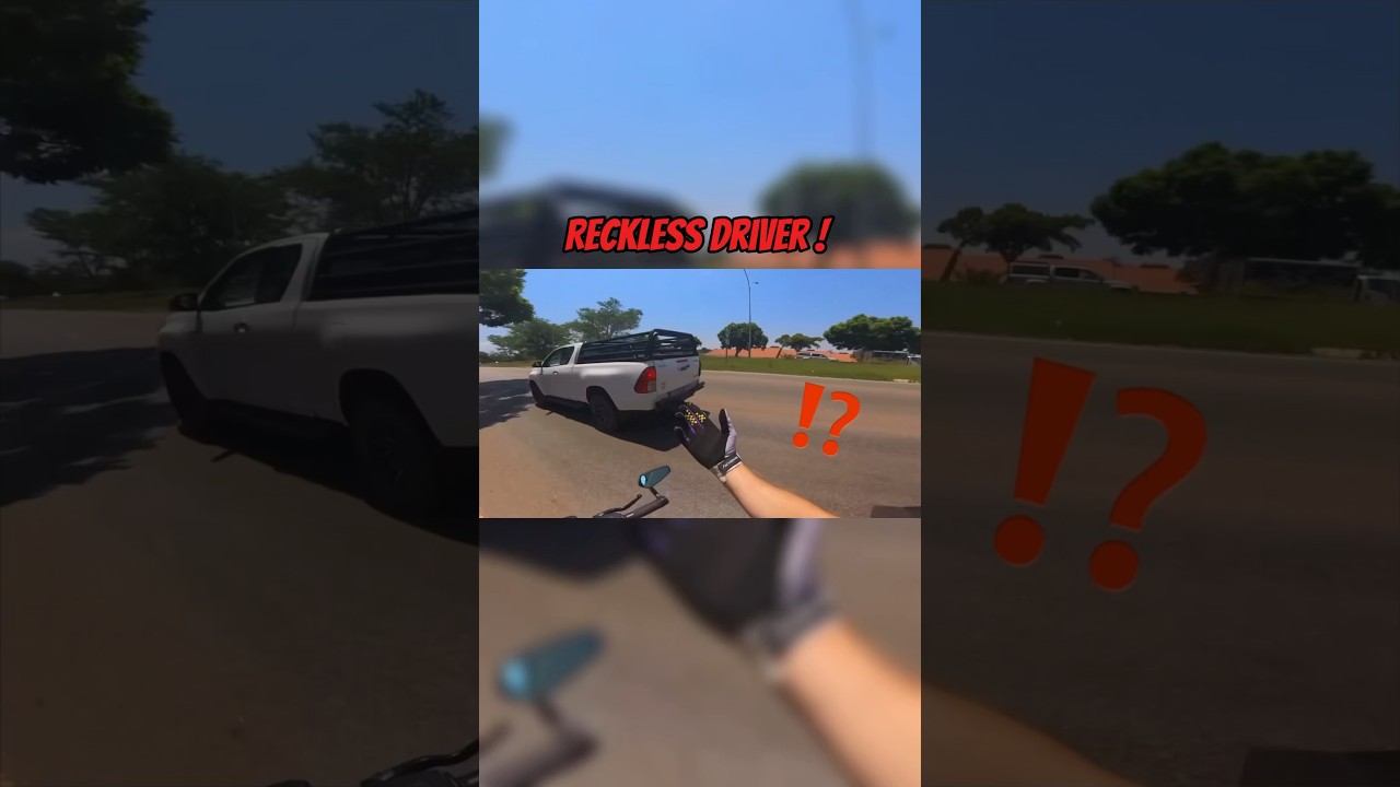 Lane splitting in a car is wild🤣 