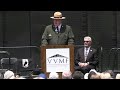 Superintendent of National Mall and Memorial Parks gives remarks at Vietnam War Memorial