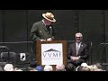 Superintendent of National Mall and Memorial Parks gives remarks at Vietnam War Memorial