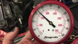 Diagnosing a Bad Fuel Pump Fuel Pressure Test (2002 Mitsubishi Eclipse RS)