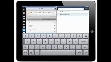 IBM Connections iPad App Demo - Spring 2012