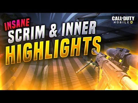 [Call Of Duty Mobile] Scrim & Inner Sniper Highlights (Ace & 1 vs 4 and More)