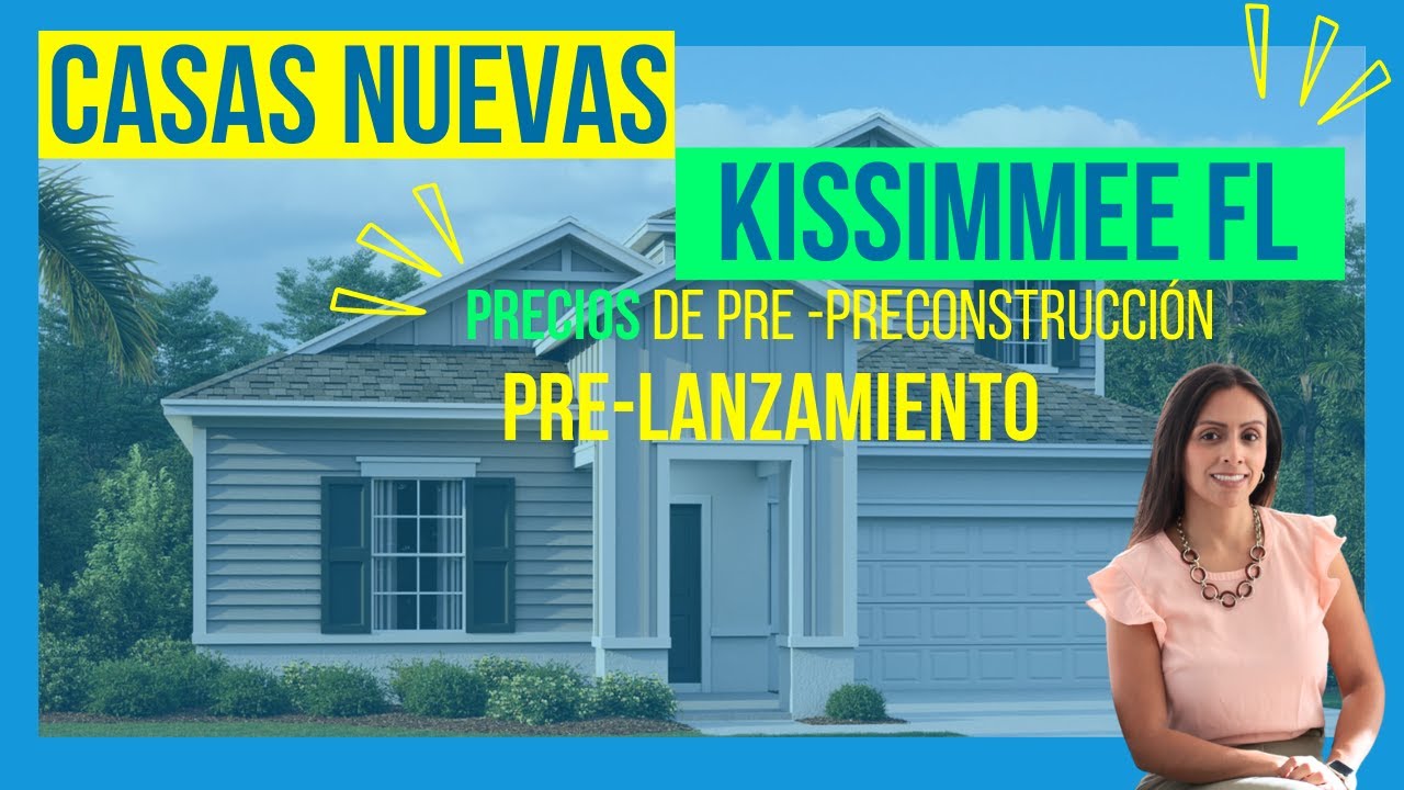 🏡LANZAMIENTO de PROYECTO DE CASAS en Kissimmee, FLORIDA 😍Central, con Excelente ubicación y