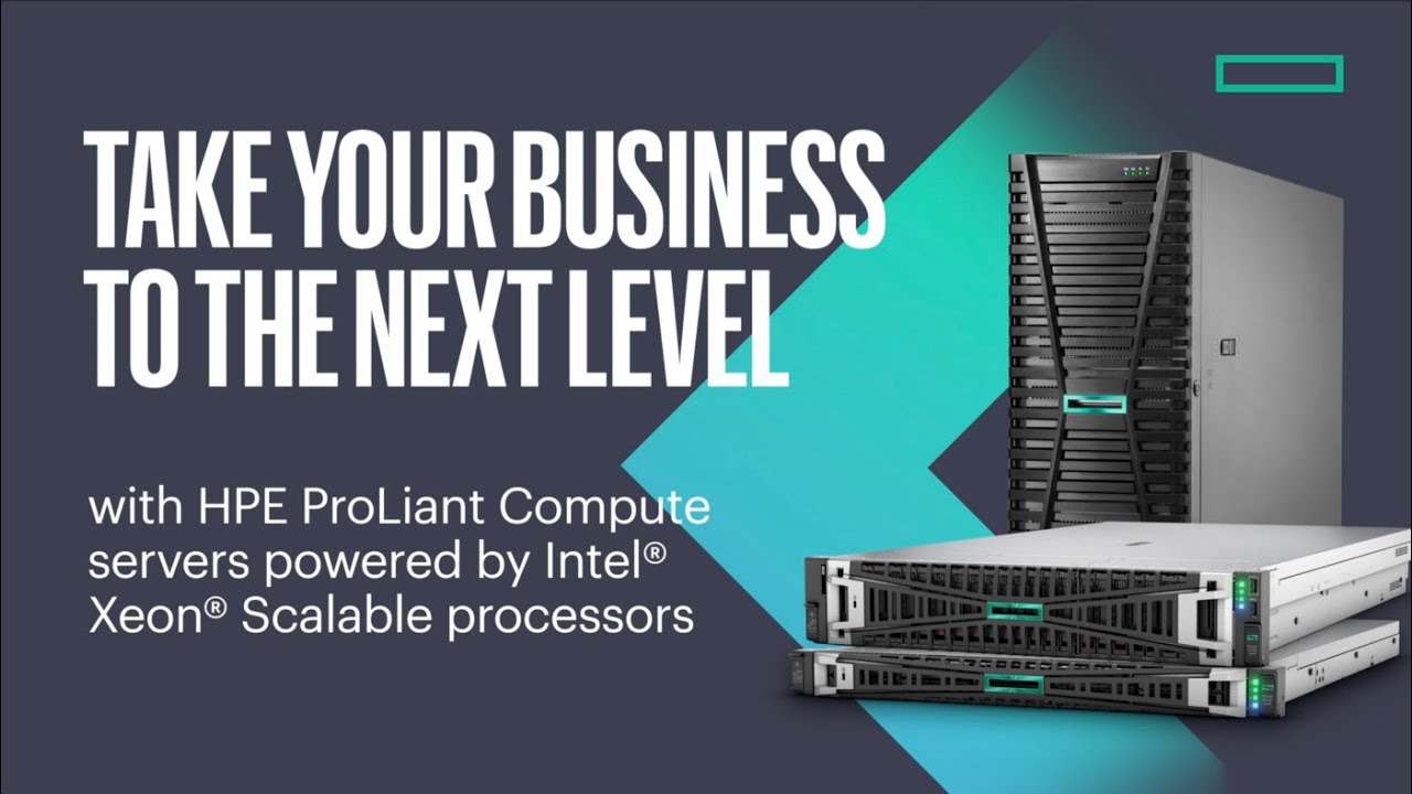 HPE ProLiant servers + Intel Xeon® Scalable processors