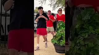Best bushman prank reaction #fouryou #fyp #tiktok #prank #happy #funny #people #bushman