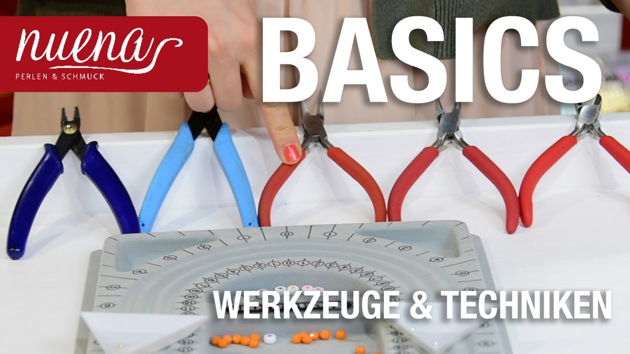New Update Grundausstattung zur Schmuckherstellung - Werkzeug Zubehör - Schmuck selber machen Tutorial - NUENA