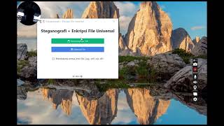Implementasi sistem steganografi dan enkripsi file menggunakan python