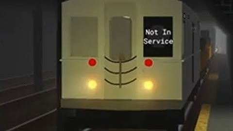 Roblox NYC Subway:Automated Admin Train R134 Game Made by @a1bro_
