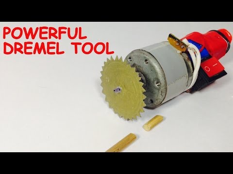 How To Make A POWERFUL MINI CUTTER At HOME | DREMEL TOOL